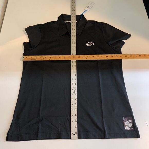 Travis Mathew Polo Women XL Extra Large Black Short Sleeve Wickenburg Golf *LOGO - Picture 7 of 13